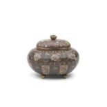 HONDA YOSABURO (ACTIVE CIRCA 1870s-1910) A Cloisonn&#233;-Enamel Oval Jar and Cover Meiji era (1...