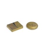 TWO SMALL GOLD-LACQUER BOXES Edo period (1615-1868) to Meiji era (1868-1912), 19th to early 20th...