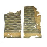 Two woven silk fragments Middle East, 11th/ 12th Century(2)