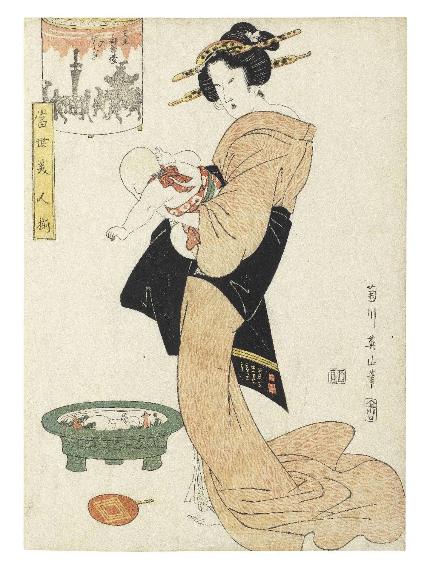 KIKUKAWA EIZAN (1787-1867) Edo period (1615-1868), early/mid-19th century (2)