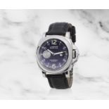 Panerai. Montre bracelet en acier avec date mouvement automatique Panerai. A stainless steel aut...