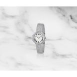 Vacheron Constantin. Montre bracelet de dame en or blanc 18K (750) sertie de diamants mouvement ...
