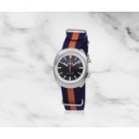 Omega. Chronographe bracelet mono-poussoir en acier mouvement m&#233;canique Omega. A stainless ...