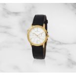 Blancpain. Chronographe bracelet &#224; rattrapante en or jaune 18K (750) avec date mouvement au...