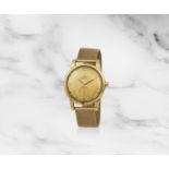 Omega. Montre bracelet en or jaune 18K (750) mouvement automatique &#224; bumper Omega. An 18K g...