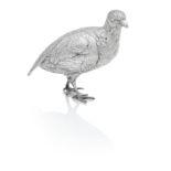A CONTINENTAL SILVER PARTRIDGE London import marks for 1904,