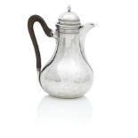 A CONTINENTAL SILVER COFFEE POT Probably Belgian, early 19th century