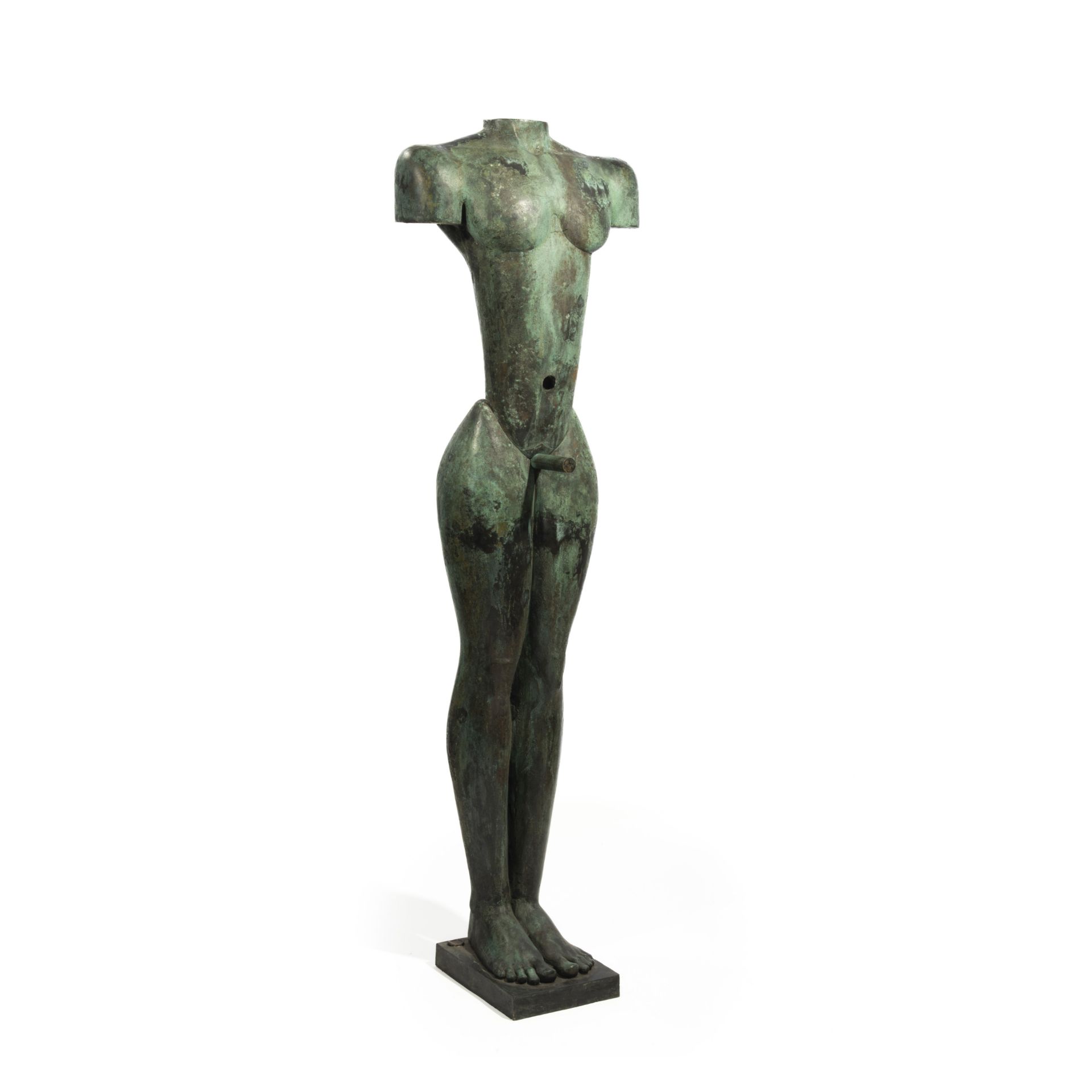 L&#225;szl&#243; Taubert (Hungarian, born 1966) Figure en bronze repr&#233;sentant 'Idole, Le Pe...
