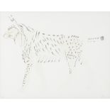 Dame Elisabeth Frink R.A. (British, 1930-1993) Lynx, from Eight Animal Series Lithograph in colo...