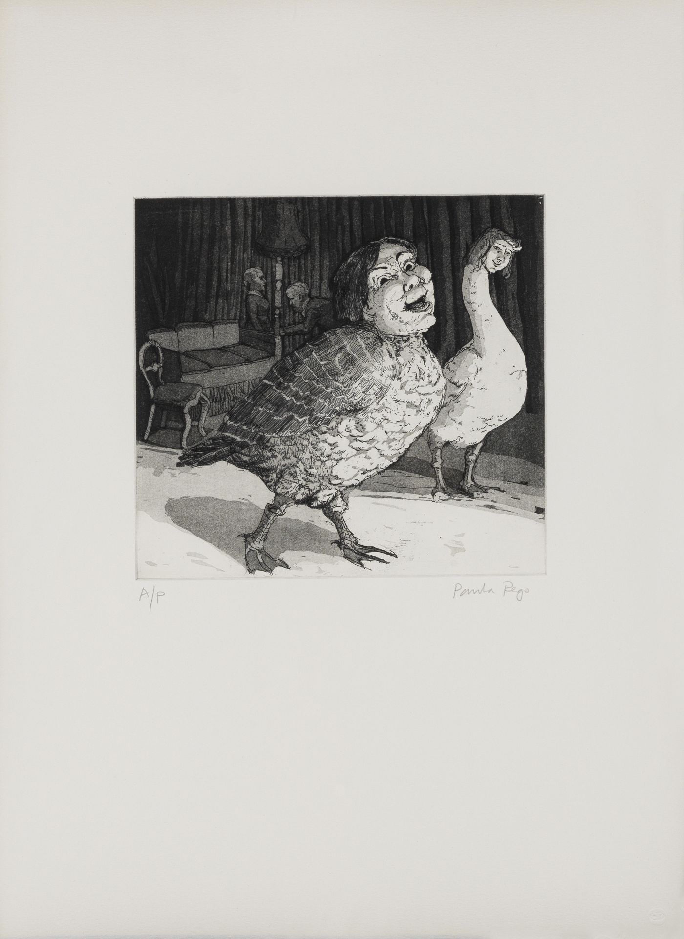 Dame Paula Rego R.A. (British, 1935-2022) Goosey-Goosey Gander, from Nursery Rhymes Etching and ...