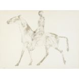 Dame Elisabeth Frink R.A. (British, 1930-1993) The Grey Rider Lithograph in colours, 1970, on TH...