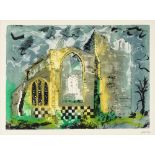 John Piper C.H. (British, 1903-1992) Little Cressingham, Norfolk Etching and aquatint in colours...