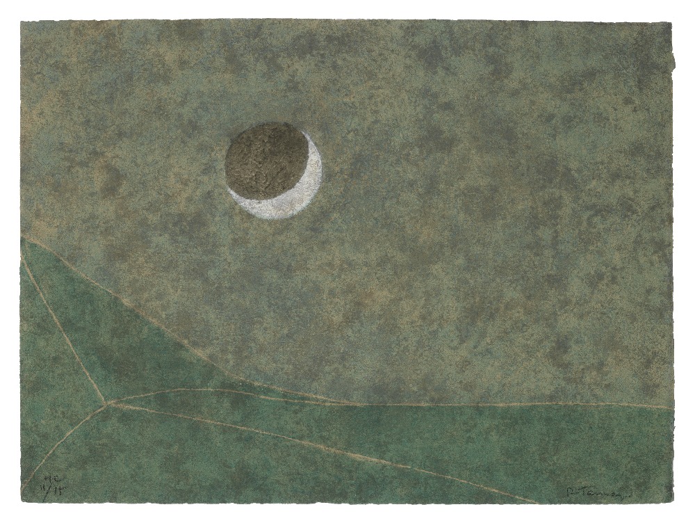 Rufino Tamayo (Mexican, 1899-1991) Eclipse Etching in colours, 1980, on Guarro wove paper, signe...