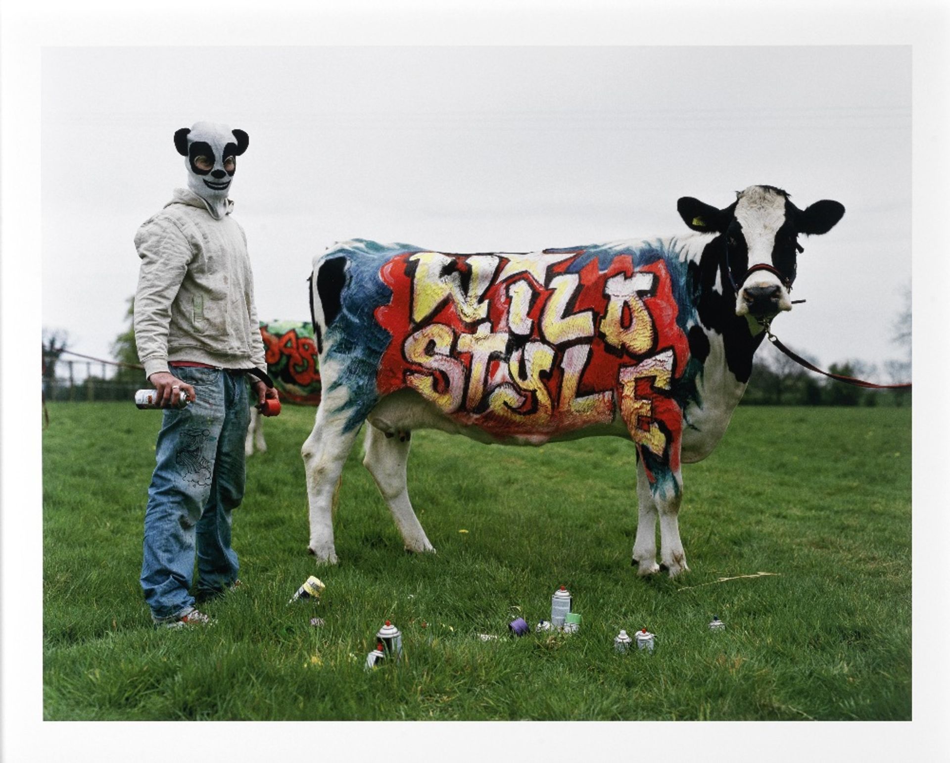 Tim Walker (British, born 1970) Banksy and His Wild Style Cow. Oxfordshire, 2007 Archival pigmen...