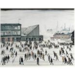 Laurence Stephen Lowry R.A. (British, 1887-1976) Going to the Match Offset lithograph in colours...