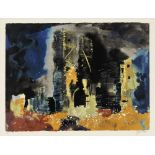 John Piper C.H. (British, 1903-1992) Ruined Church, Bawsey Screenprint in colours, 1982, on wove...