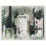 John Piper C.H. (British, 1903-1992) Scotney Castle, Kent Lithograph in colours, 1976, on wove p...
