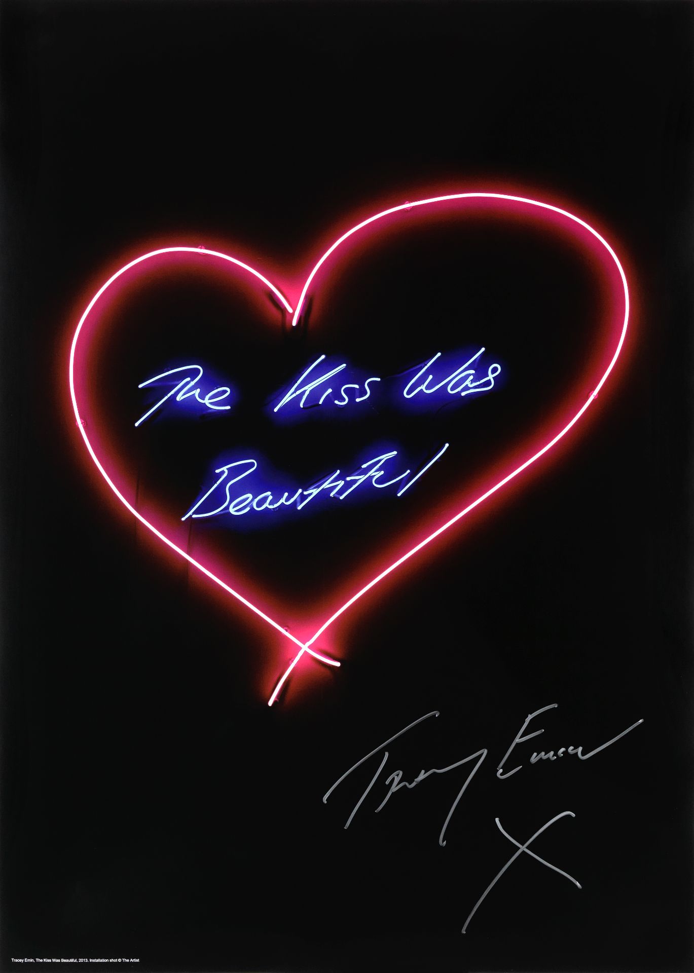 Tracey Emin (British, born 1963) The Kiss Was Beautiful Offset lithographic poster in colours, 2...