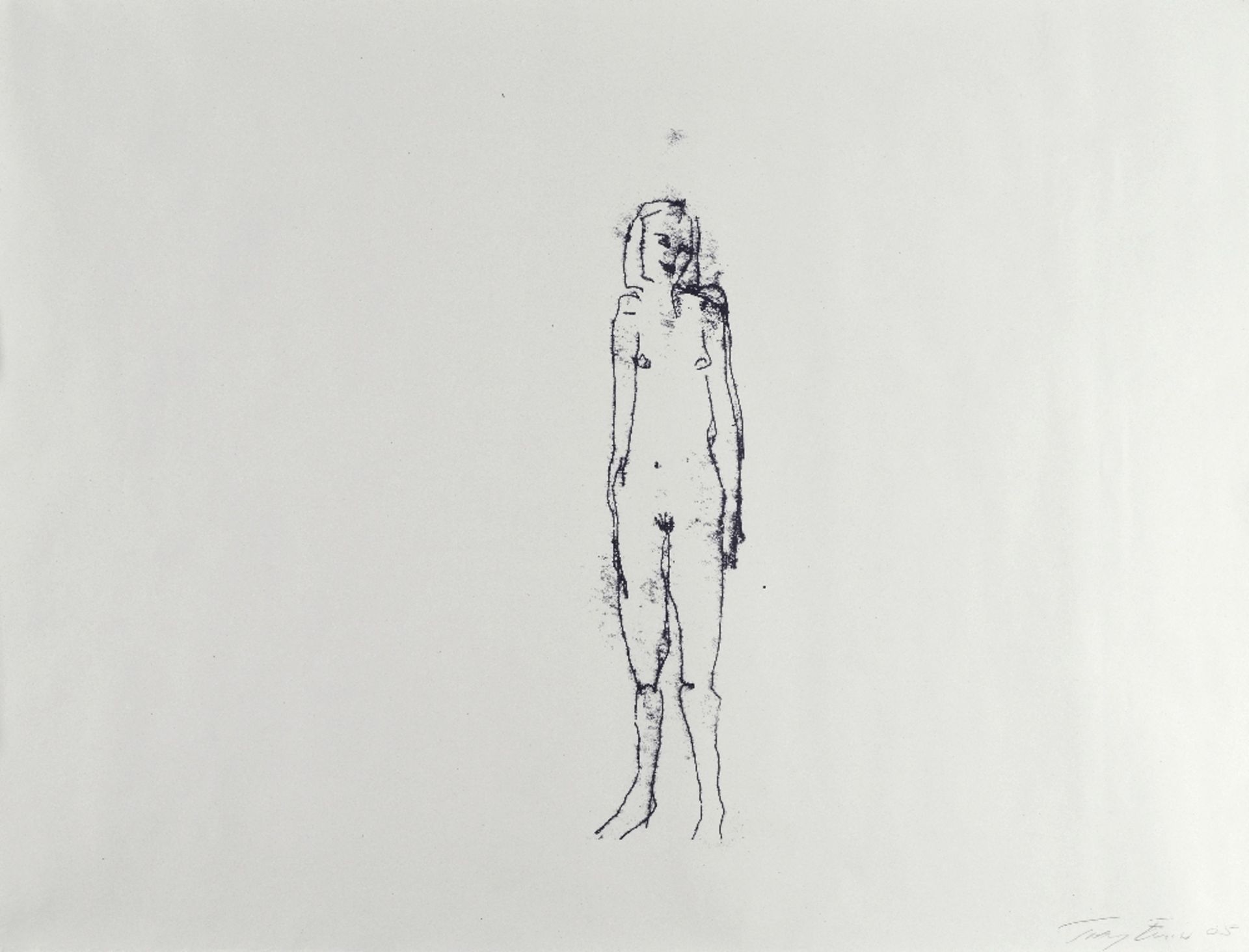 Tracey Emin (British, born 1963) When I think about sex Lithograph in colours, 2005, on thin wo...