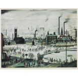 Laurence Stephen Lowry R.A. (British, 1887-1976) An Industrial Town Offset lithograph in colours...