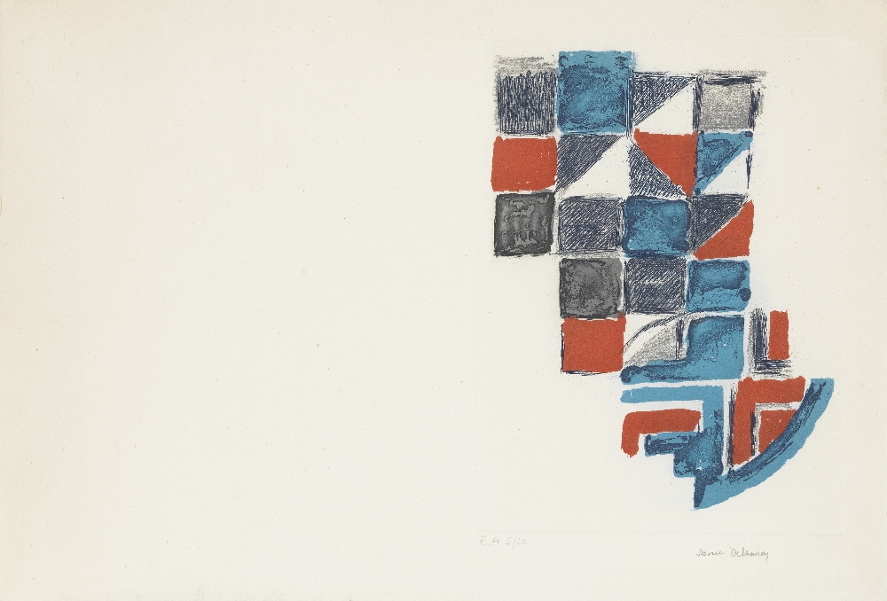 Sonia Delaunay (French, 1885-1979) Untitled, from La Mysticite Charnelle de Rene Crevel Etching ...