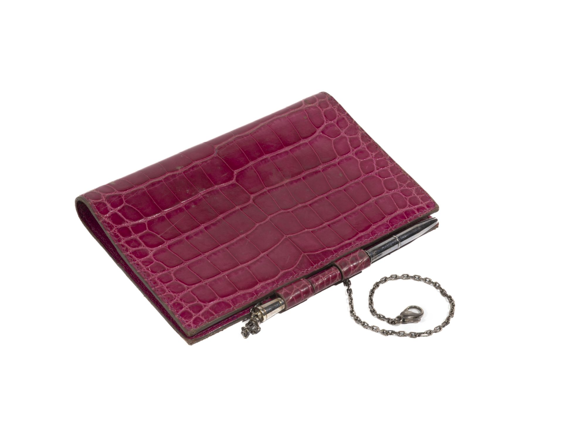 HERMES Paris Made In France. Porte agenda, crocodile du Nil