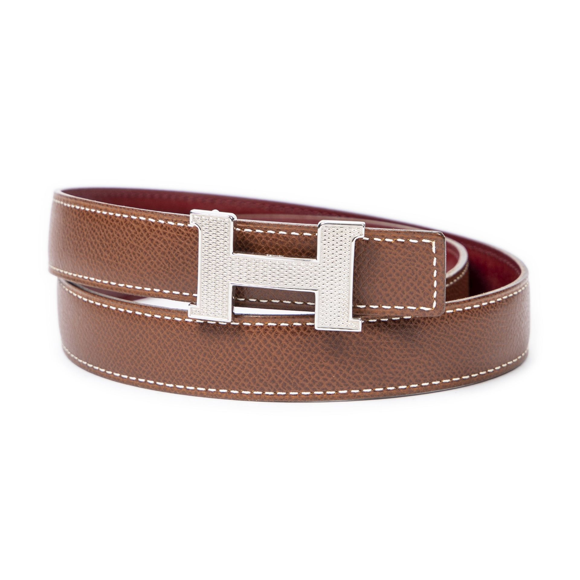 HERMES Paris, made in France, 2003. Ceinture 'H'.