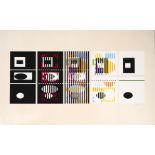 Yaacov AGAM (N&#233; en 1928) FIVE PHASES, 1975 S&#233;rigraphie en couleurs Epreuve d'artiste s...