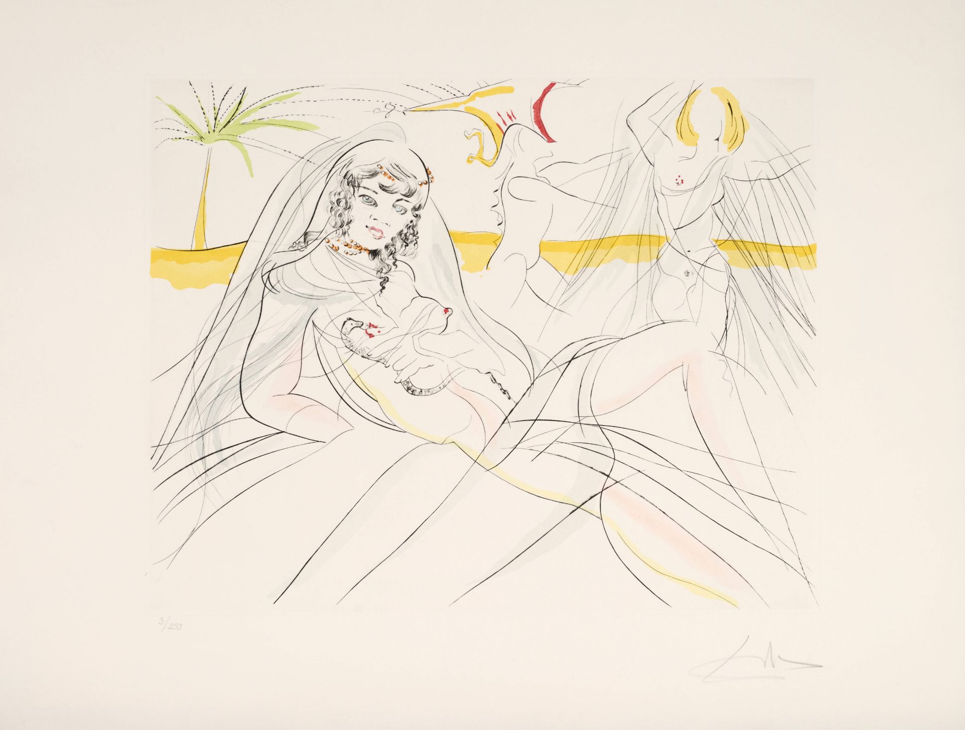 Salvador DALI (1904-1989) MORT DE CLEOPATRA, 1975-1976 (Michler & L&#246;psinger, 820; Field, 72...