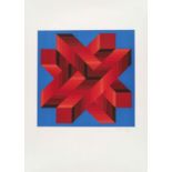Victor VASARELY (1906-1997) SANS TITRE Lithographie en couleurs sur v&#233;lin d'Arches Sign&#2...