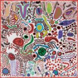 Yayoi KUSAMA (N&#233;e en 1929) THE ENDLESS LIFE OF PEOPLE, 2010 Lithographie offsetTexte tampon...