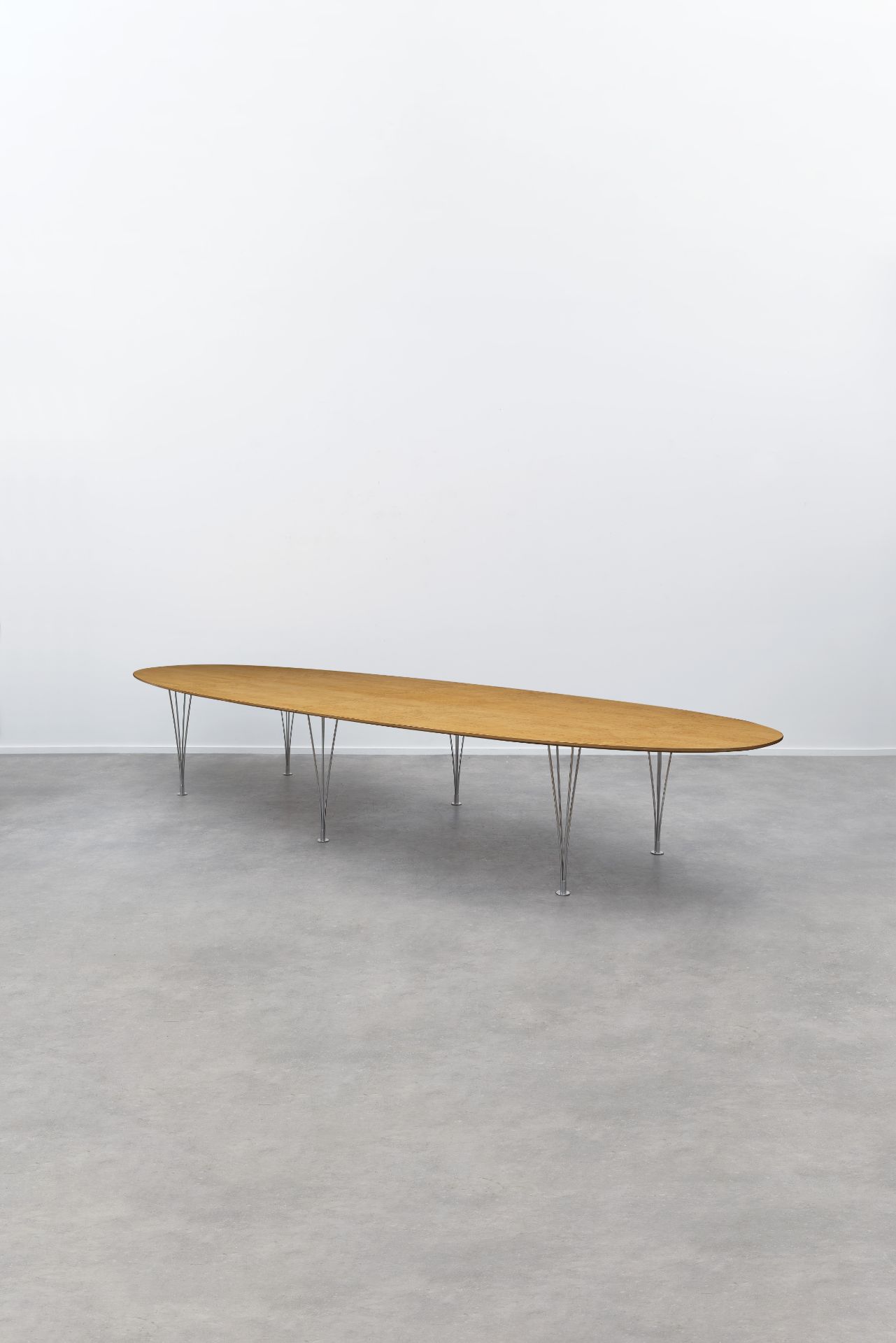 PIET HEIN (1905-1996) & BRUNO MATHSSON (1907-1988) Super ellipseLongue table - Table de conf&#2...