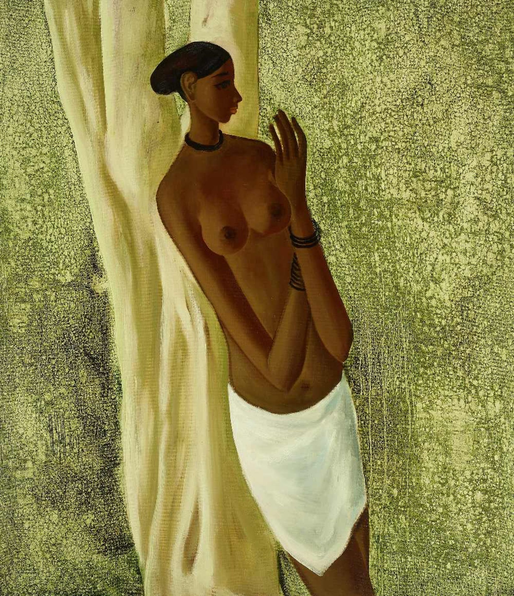 B. Prabha (Indian, 1933-2001) Untitled (Woman)