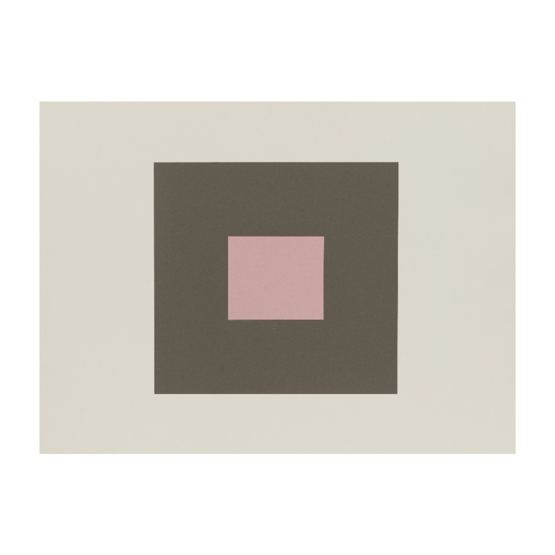 PETER JOSEPH (1929-2020) Light pink center / dark grey border 1990