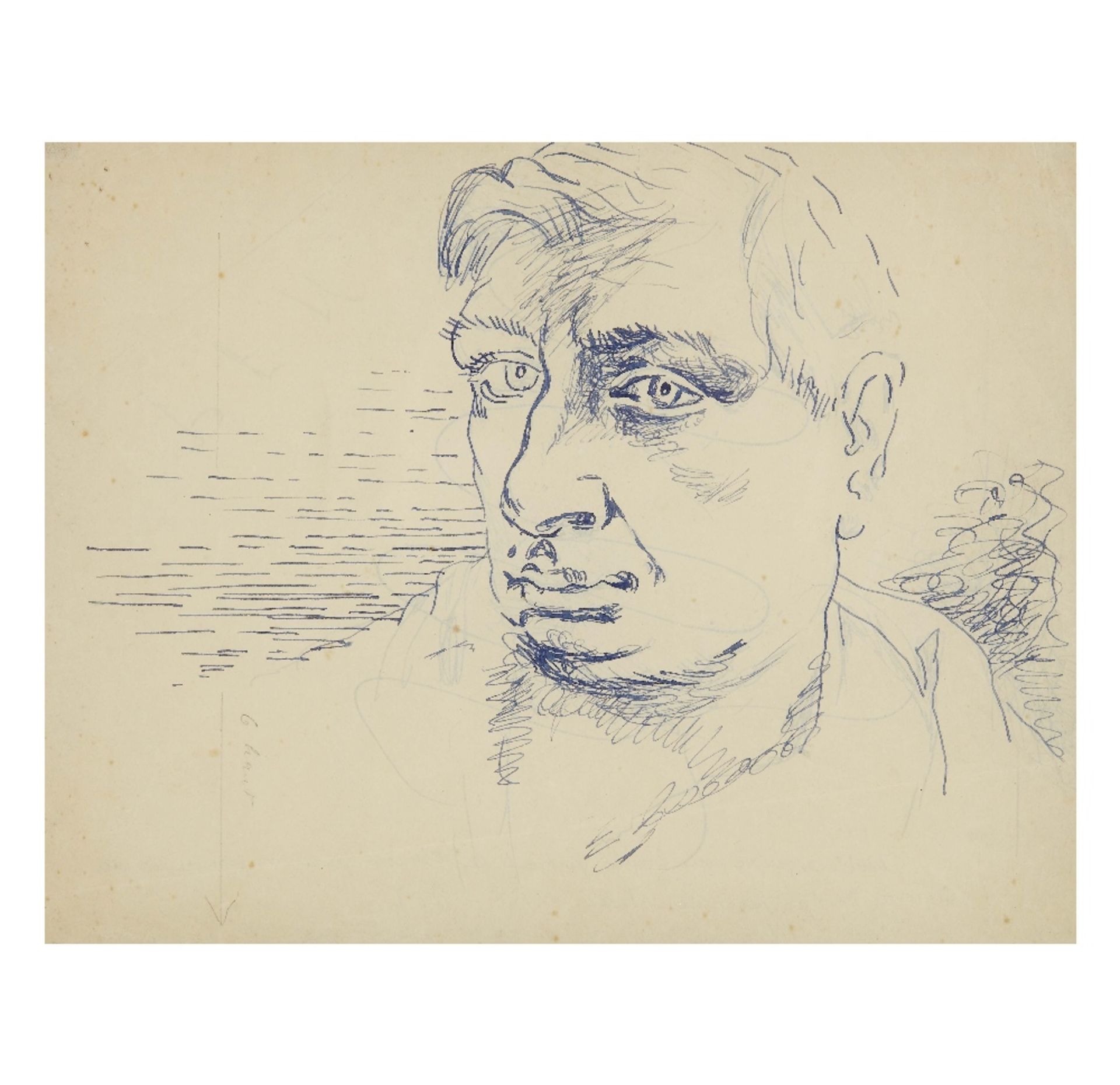 GIORGIO DE CHIRICO (1888-1978) Autoportrait (double-face) circa 1927