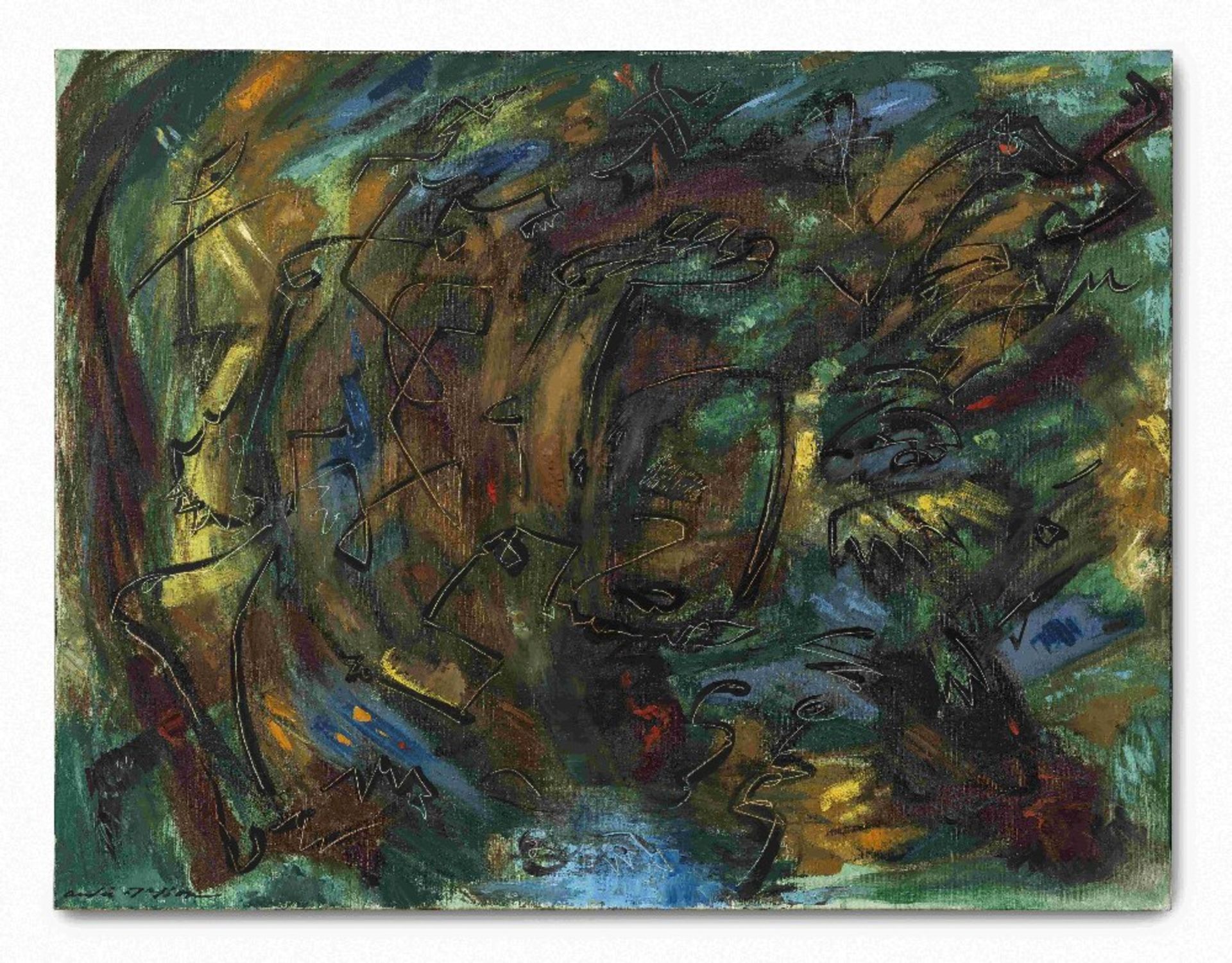ANDR&#201; MASSON (1896-1987) Bestiaire des for&#234;ts 1961