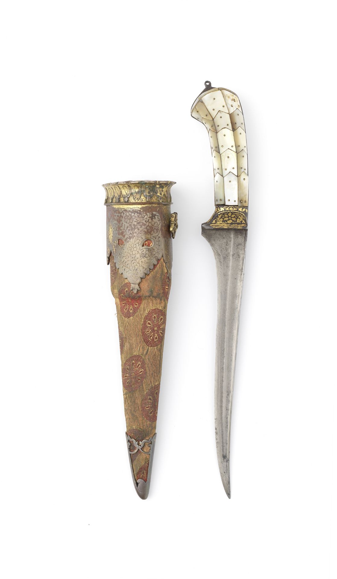 A mother of pearl hilted dagger Gujarat, 17th/ 18th Century