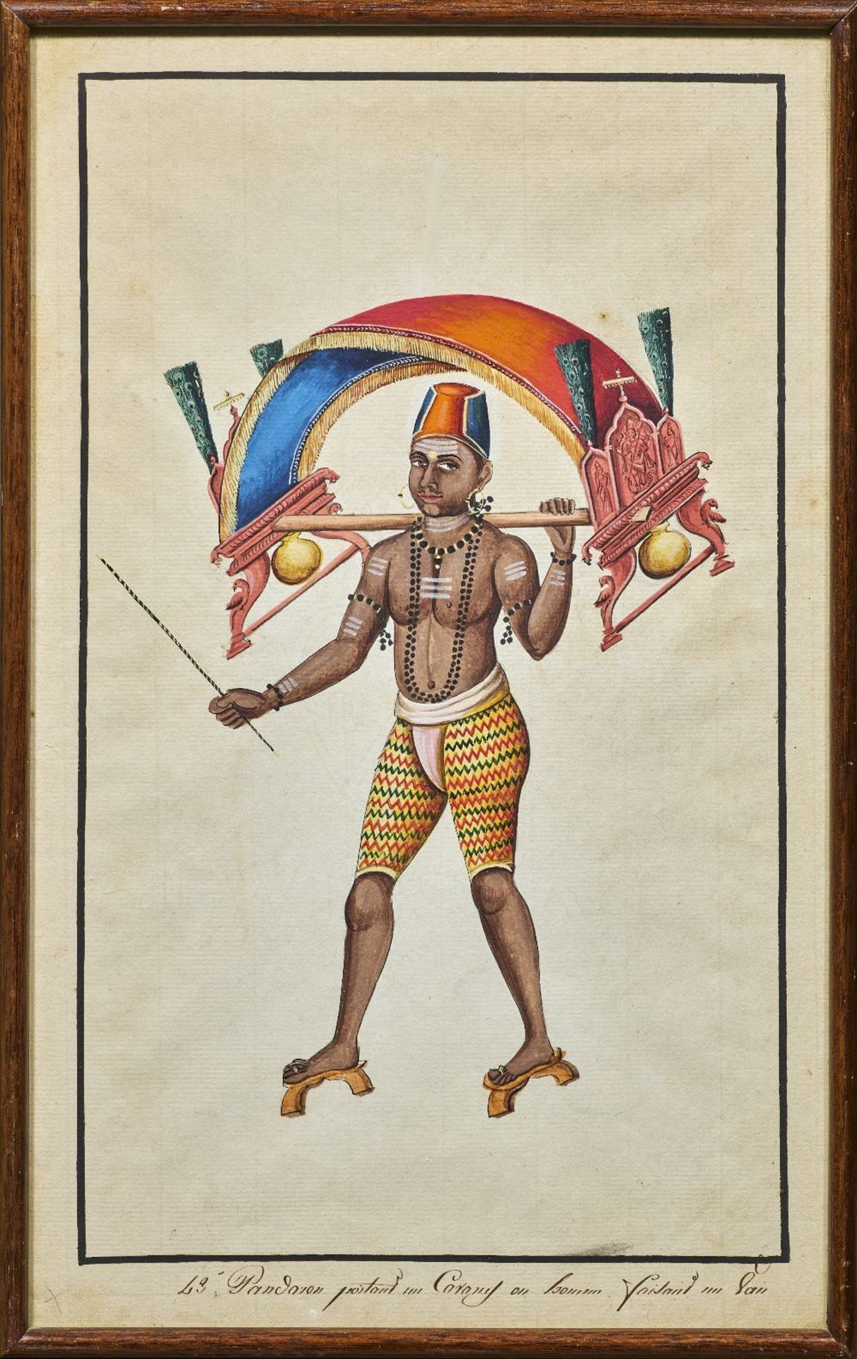 A group of ten paintings depicting tradespeople South India, Tanjore, circa 1825-30(10)