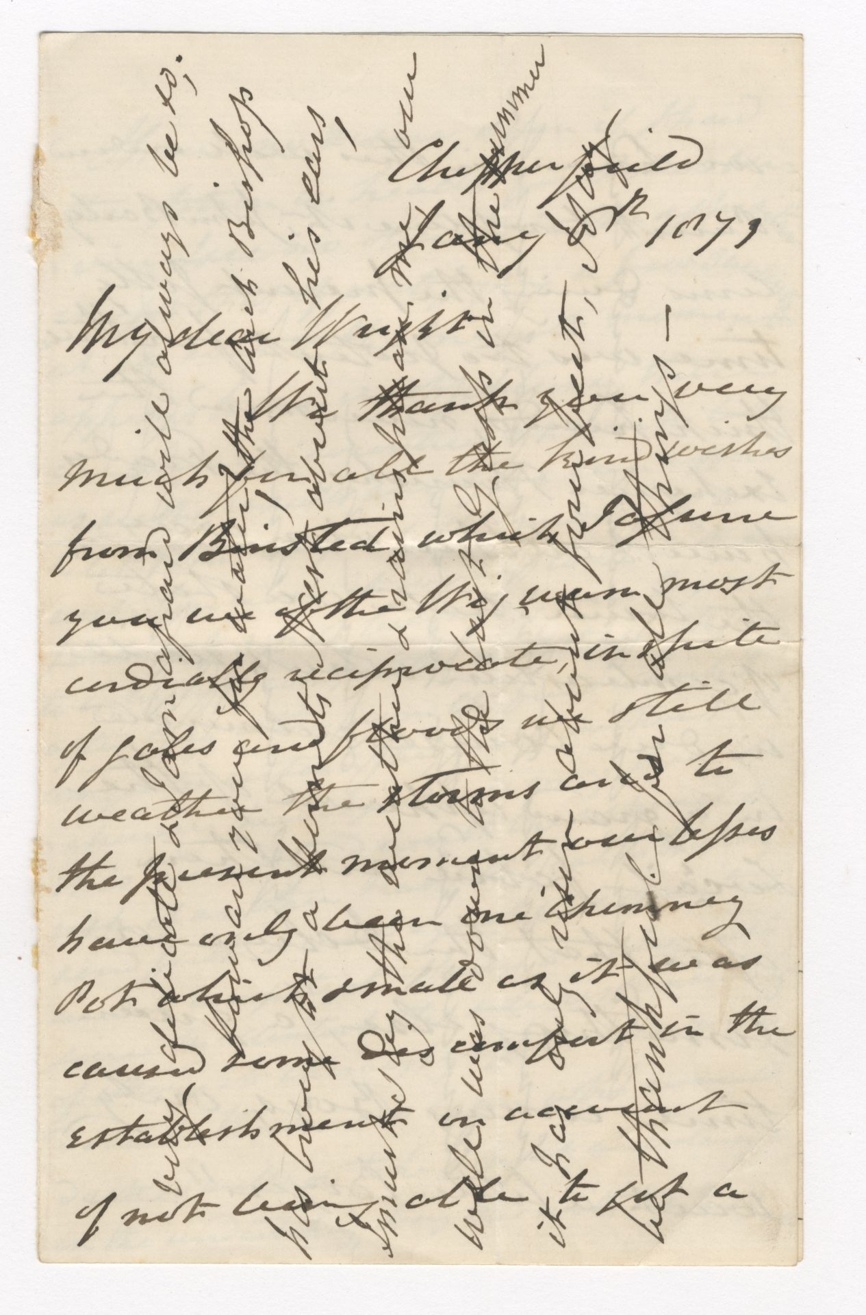 ARCTIC EXPLORATION &#8211; MCCLURE & MCLINTOCK Three autograph letters on Arctic exploration, 1873