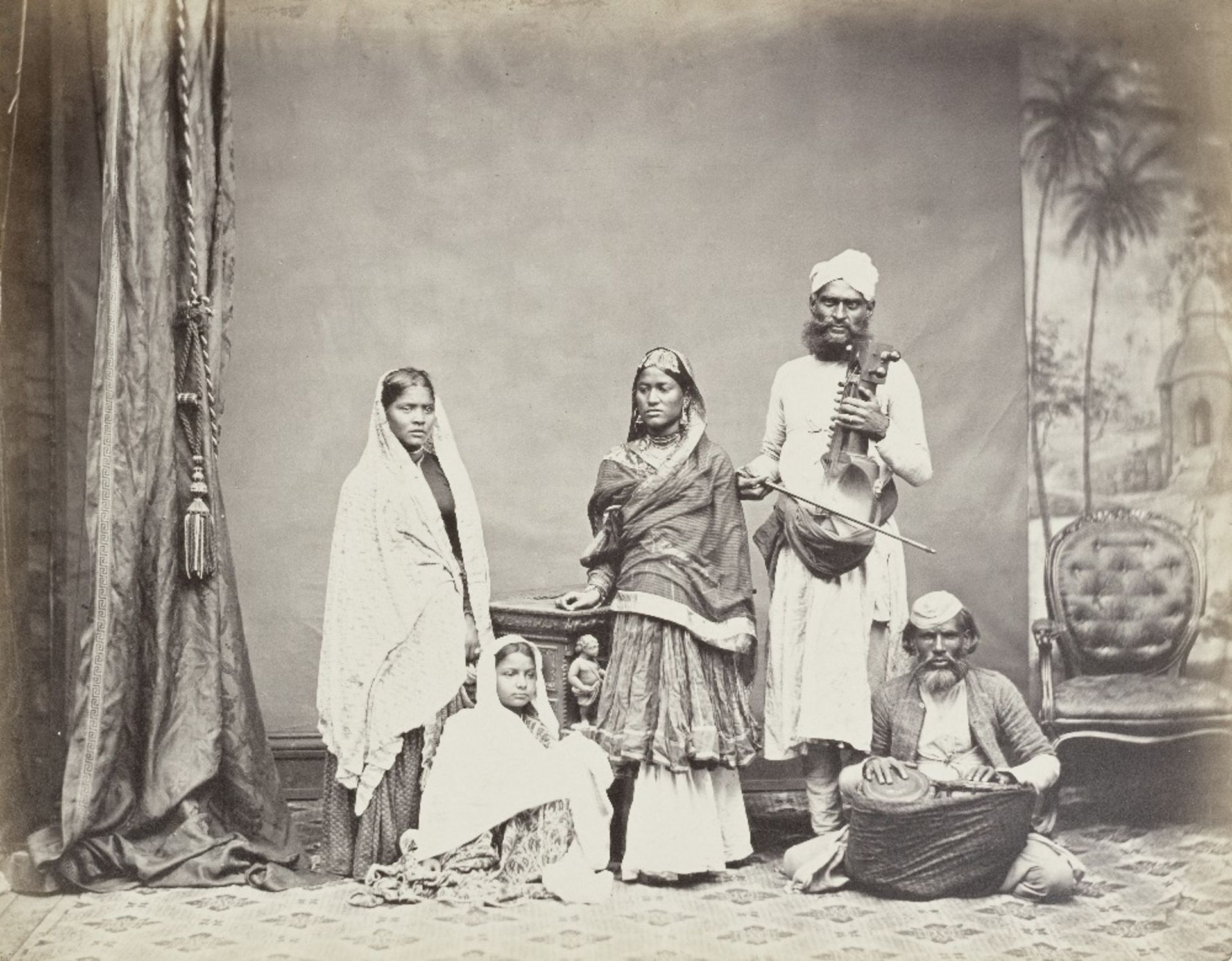 BOURNE (SAMUEL), and others Album of 55 photographic views of India by Samuel Bourne, W. Baker, ...