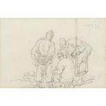 George Chinnery (London 1774-1852 Macau) A study of three Chinese figures