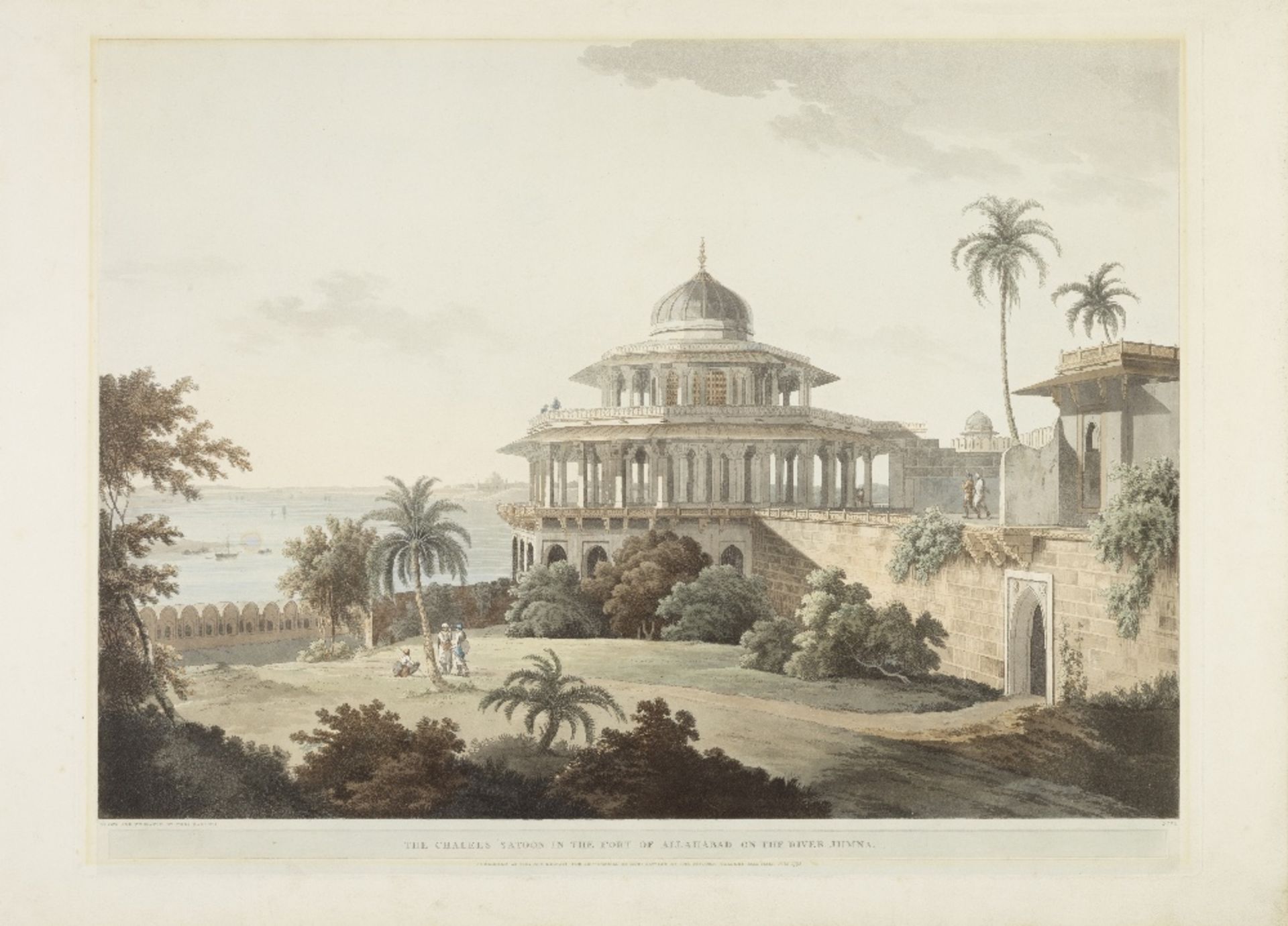 Thomas Daniell, RA (1749-1840) and William Daniell, RA (British, 1769-1837) 'The Chalees Satoon ...