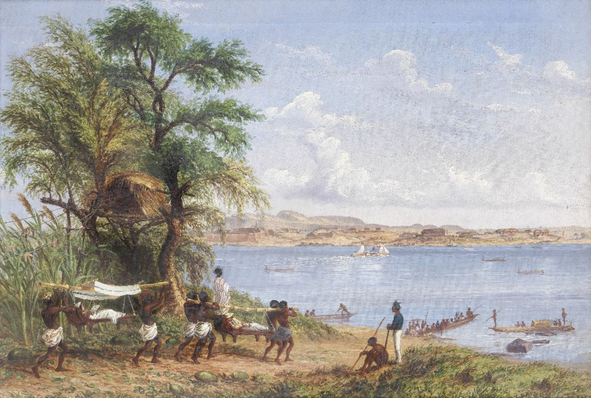 Thomas Baines (1820-1875) 'Tete, Zambesi River, South East Africa'