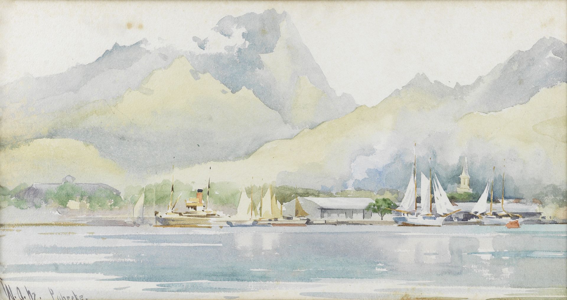 William Alister MacDonald (British, 1861-1948) Papeete, Tahiti