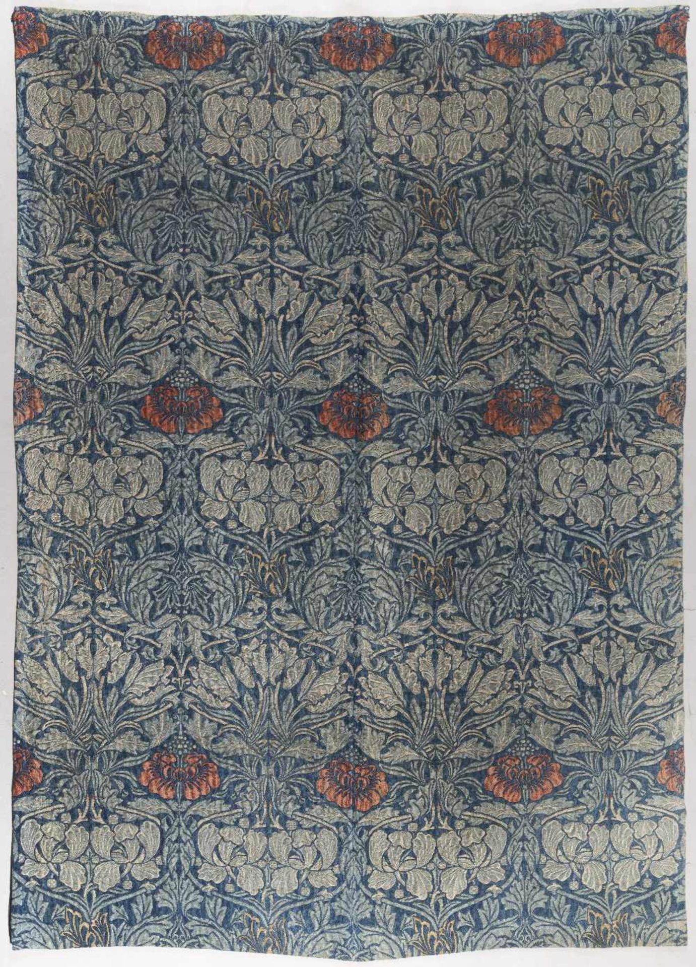 William Morris Two 'Tulip and Rose' hangings, early 20th Century