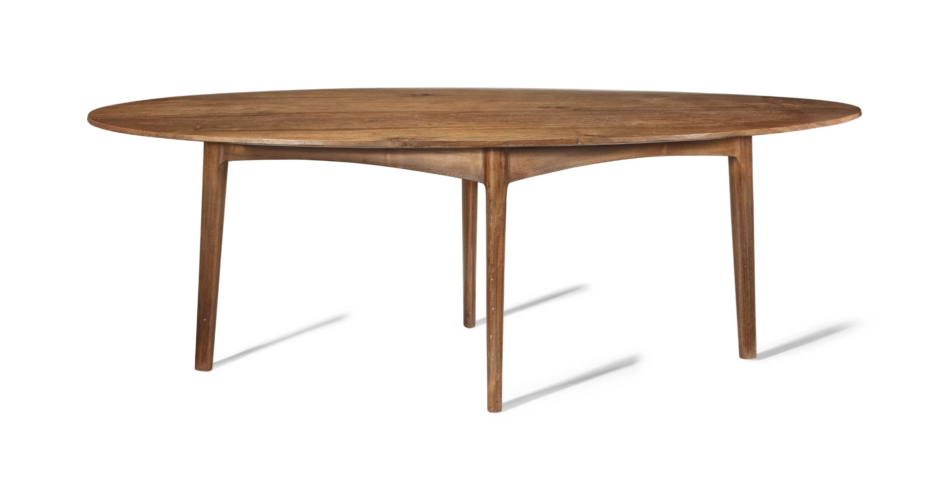 David Powell (1926-2001) Oval dining table, circa 1955