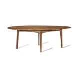 David Powell (1926-2001) Oval dining table, circa 1955