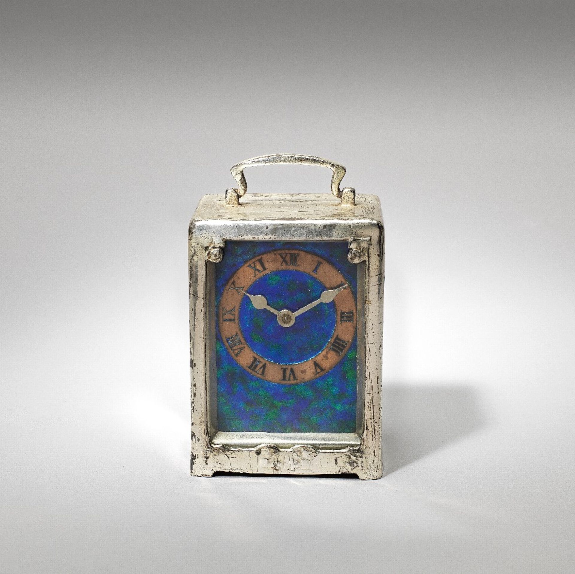 Liberty & Co. 'Tudric' cased carriage clock, model no. 0721, circa 1905