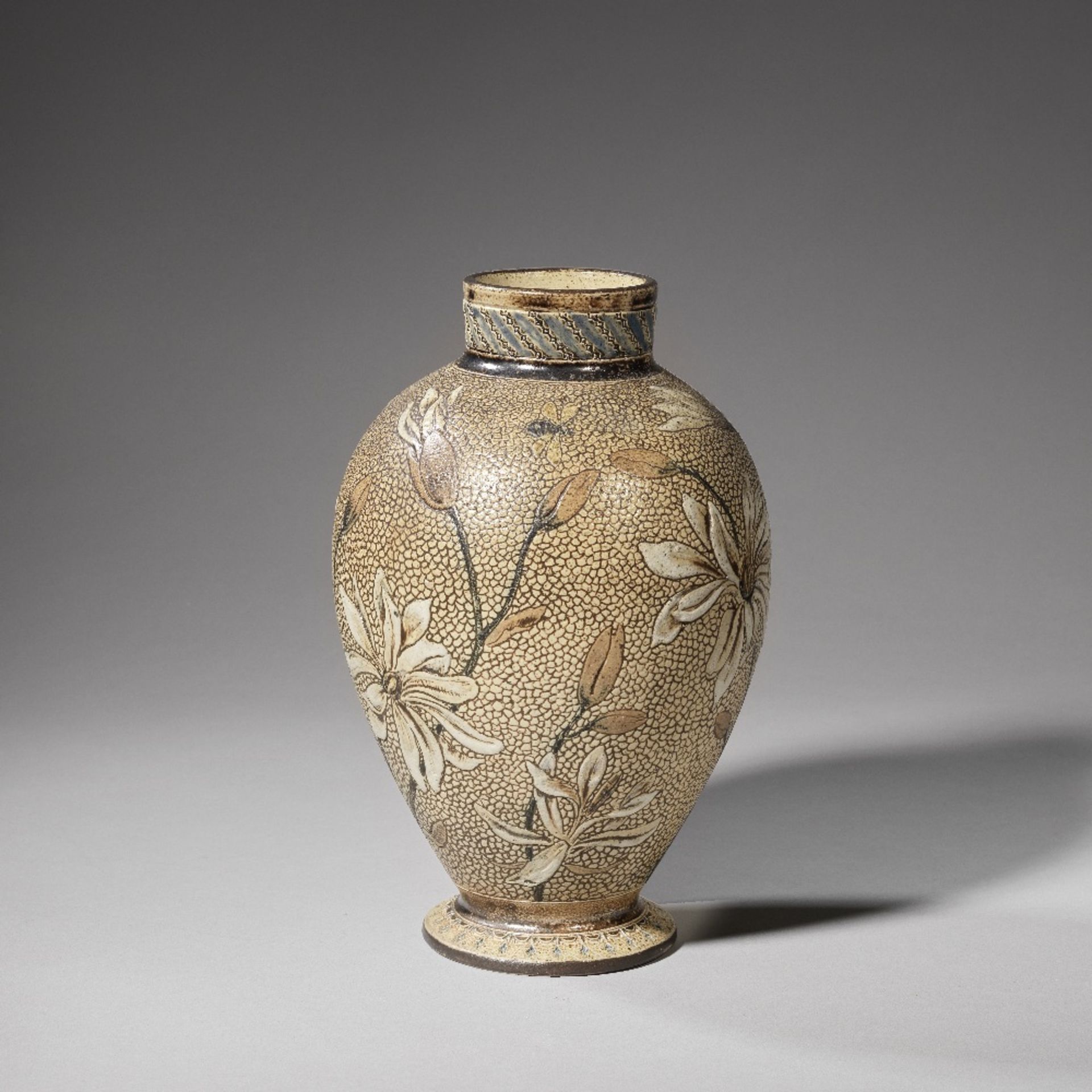 Martin Brothers 'Snakeskin' vase, 1885