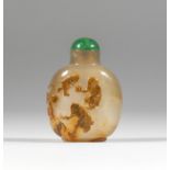 TABATI&#200;RE EN AGATE SCULPT&#201;E De style Suzhou, 1750-1830 (2)